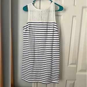 Preppy J.Crew Horizontal Striped Shift Dress